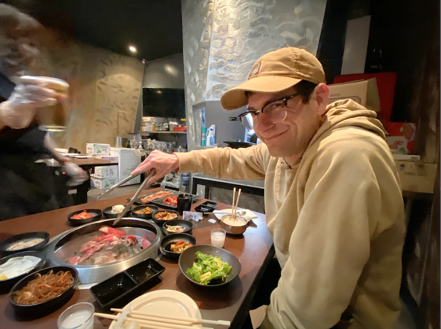 Korean barbecue in sunset district